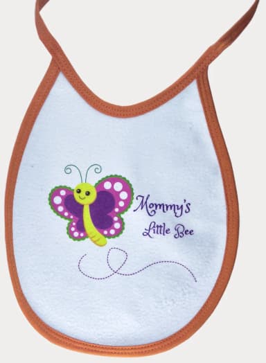 Cotton Knot Feeding Bib Apron - Double Layer Waterproof - view 4